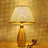 陶瓷台灯 婚庆台灯 结婚礼物创意欧式台灯 时尚温馨卧室床头台灯