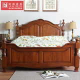 美式实木床北美进口白蜡木1.5米1.8米 卧室水曲柳实木双人床婚床
