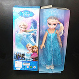 Frozen冰雪奇缘毛绒娃娃艾莎的elsa公主毛绒玩具儿童玩偶公仔礼品