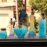 DIY许愿瓶彩虹瓶海洋瓶全套材料 星空瓶漂流瓶海洋宝宝玻璃瓶包邮