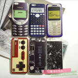 日韩潮牌iphone6手机壳6plus硅胶恶搞5s复古搞笑个性创意拆机碎屏