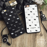 韩国可爱狗狗iphone6s手机壳情侣闪粉苹果6plus硅胶保护套5.5S女