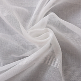 白纱外贸窗纱窗帘布料特价条纹纱清仓韩式纱帘客厅成品纯白色