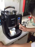 izensso韩国意式咖啡机家用商用美式半自动蒸汽磨豆萃茶奶泡一体