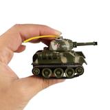 遥控虎式小坦克模型 发射充电动儿童越野玩具 六一儿童节礼物