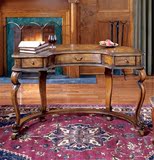 法式实木书桌欧式复古高档书房书桌别墅大小户型书桌写字台整装