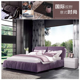 床布床布艺床软床双人床1.8米/1.5米型号CBD106#正品品牌软包婚床