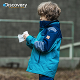 Discovery童装户外男女童儿童三合一套绒冲锋衣冬季外套DAWD91805
