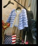 2015冬季新款女装韩版皮草短款整皮兔毛带珠时尚外套女特价