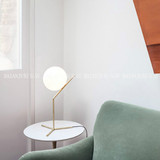 FLOS台灯卧室床头 简约现代客厅灯玻璃装饰台灯设计师灯具创意