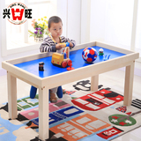 益智实木沙盘桌儿童玩沙桌游戏桌太空玩具桌子乐高积木儿童理疗桌