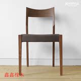 2016新款日式实木北欧现代风格白橡木餐椅实木餐椅桌椅简单中式