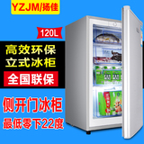 yzjm/扬佳 BD/BC-120冰柜家用小型冷藏冷冻小冰柜侧开门立式迷你