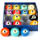 高中档台球子水晶球包邮美式黑八台球子配件16彩桌球子台球用品
