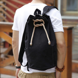韩版帆布双肩包男士背包休闲运动旅行包高中大学生书包男时尚潮流