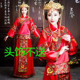 古装红色新娘新郎中式结婚喜服婚礼服装汉服唐朝汉朝婚服男女
