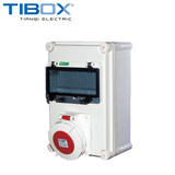 TIBOX防水移动工业插座箱 防水电源检修箱组合成套配电箱户外