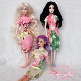 芭比娃娃玩具barbie正品原创衣服 心怡可儿可穿的旗袍 古装中国风