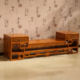 实木电视柜仿古中式家具 客厅南榆木凹凸电视机柜1.8米2米2.2米