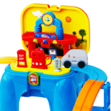 优彼欧力音乐轨道车玩具小汽车超级洗车王儿童男孩女孩益智电动车