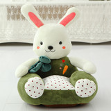 包邮可爱兔子沙发宝宝卡通沙发懒人榻榻米迷你坐垫幼儿园生日礼物