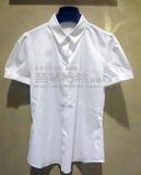 G2000代购香港专柜正品 16夏款女装短袖纯色衬衫63247006提供小票