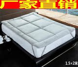 恋人水星床垫加厚单双人竹炭纤维床褥子0.9/1/1.2米学生儿童床垫
