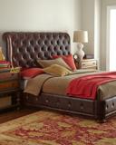 欧式皮艺软包床高靠背床新古典床时尚简约床欧式双人床1.5  1.8米