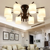 现代简约美式复古大气创意时尚led客厅卧室餐厅玻璃吸顶灯具灯饰