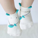婴儿袜子春夏1-3岁纯棉男女宝宝船袜防滑地板袜韩国米奇幼儿棉袜