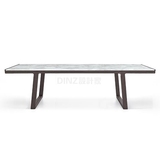 DINZ设计家定制餐桌/书桌/北欧波利弗姆系列/大理石框架桌子