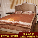 拉卡萨lacasa纳迪娃家具定制 欧式美式软包布艺实木双人婚床1.8米