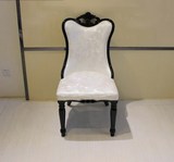 现代 白色简约韩式餐桌椅 小户型实木餐椅橡木