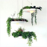 北欧宜家意大利设计铝材餐厅吊灯空中花园盆栽植物灯具阳台过道灯