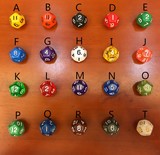 12面透明彩色多面骰子D12色子dice桌游DND地下城万智牌道具TRPG