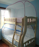 谷今学生蚊帐方顶蒙古包免安装双门三开门子母床宿舍1.2米上下床
