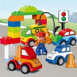 兼容乐高积木玩具拼装塑料汽车男女孩益智玩具早教1-2-3-6周岁