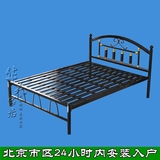 铁床 铁艺床双人床 单人床 床架1.5 1.8 1.2米 席梦思床厂家直销