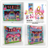 台湾爆款佩佩猪别墅城堡房子小猪佩奇玩具屋子儿童过家家亲子玩具