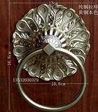 中式/仿古大门纯铜拉环．玻璃门铜拉手。别墅大门纯铜大拉手