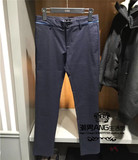 GXG男装 2016春季商场同款 都市时尚男士藏青色休闲长裤#61202470