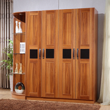 现代简约木质衣柜整体大容量板式衣柜 组合储物柜 住宅家具转角柜