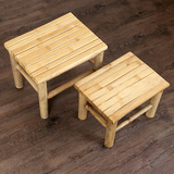 换鞋凳手工制作小矮凳竹子板凳乘凉小凳子家用茶几凳方形钓鱼凳