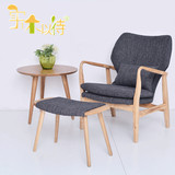 特价单人布艺沙发个性创意北欧沙发椅实木休闲懒人沙发躺椅包邮