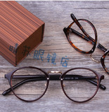 晴苏韩版超轻tr90近视眼镜女全框光学配镜 复古个性优雅眼镜框潮