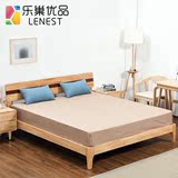 北欧纯实木结构床原木1.5双人床1.8米现代简约卧室环保家具欧式床