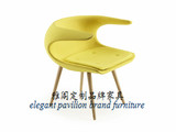 Frost Chair沙发椅 冰椅 创意椅 夹心椅 扶腰椅 木架椅丹麦设计师
