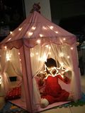 韩国六角公主城堡女孩粉色室内玩具儿童帐篷超大游戏屋蚊帐过家家