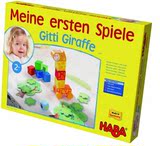 预定德国HABA进口2岁儿童桌面游戏 早教益智棋牌玩具吉提小鹿4294