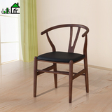 北欧餐椅 时尚Y椅现代简约全实木小户型宜家餐桌椅组合 创意椅子